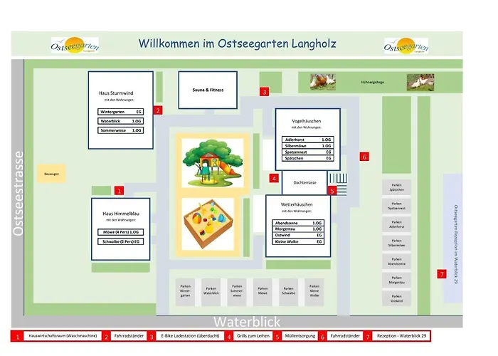 Ostseegarten Langholz - Silbermoewe Bis 6 Pers Apartamento Waabs